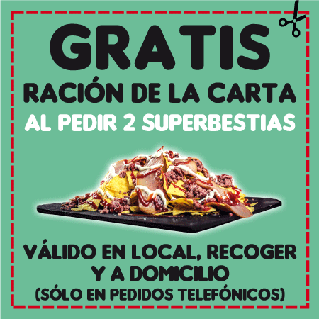 2x1 en raciones superbestia