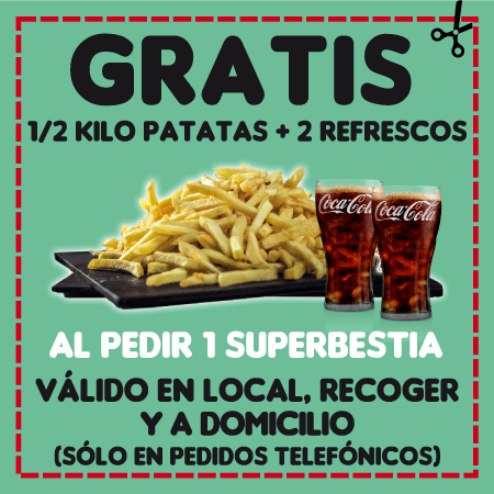 2x1 en raciones superbestia